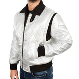 Scorpion Bomber Satin Quilted Costume For Men
