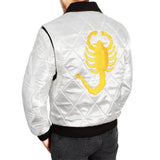 Scorpion Bomber Satin Quilted Costume For Men