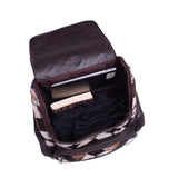 Multipatch Design - Hair On Cowhide Genuine Leather Backpack For Women