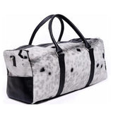 Hair On Cowhide Genuine Leather Duffel Bag For Men And Women