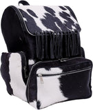 Jhalar Design - Hair On Cowhide Genuine Leather Backpack For Women