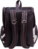 Jhalar Design - Hair On Cowhide Genuine Leather Backpack For Women