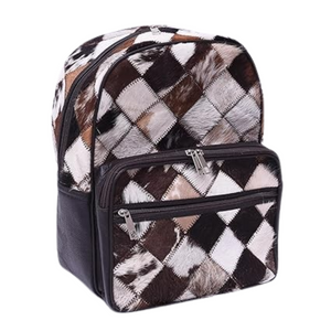 MINI  Backpack - Hair On Cowhide Genuine Leather Backpack For Women